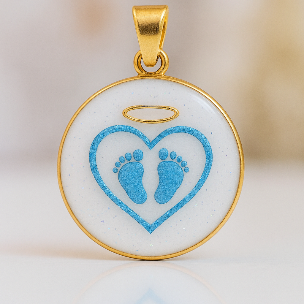 Baby Boy Angel Pendant