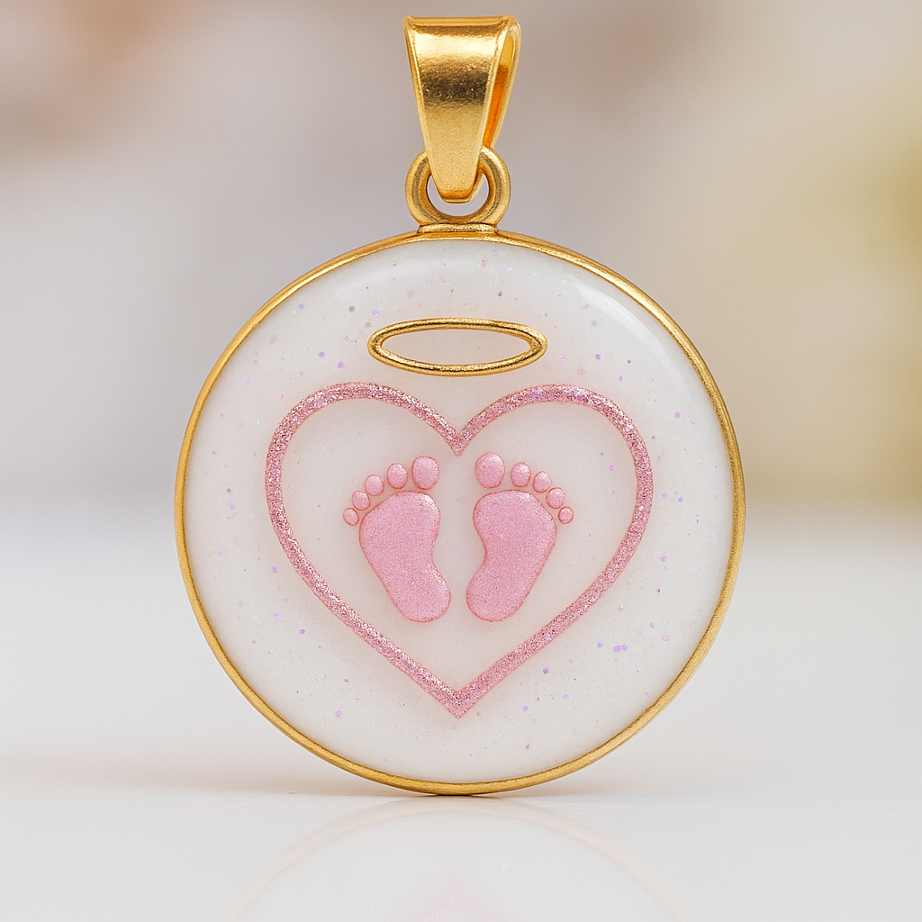 Baby Girl Angel Pendant