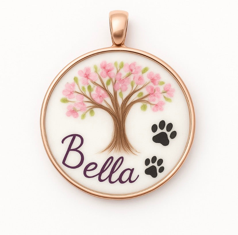 Fur Baby Tree Of Life Memorial Pendant